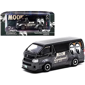 T64-038-ME2 | Tarmac Works Toyota Hiace Mooneyes Black &