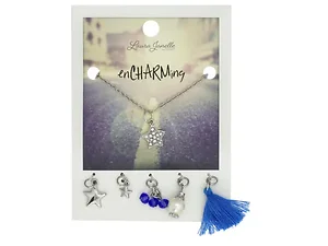 GW868 | Bulk Buys Charming Silver Star Necklace with Gem