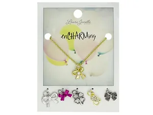 GW890 | Bulk Buys Charming Gold Bow Necklace with