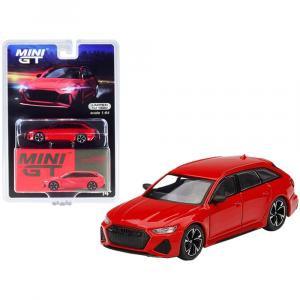 True MGT00194 Audi Rs 6 Avant Carbon Black Edition Tango Red Limited E