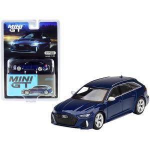 True MGT00186 Audi Rs 6 Avant Navarra Blue Metallic Limited Edition To