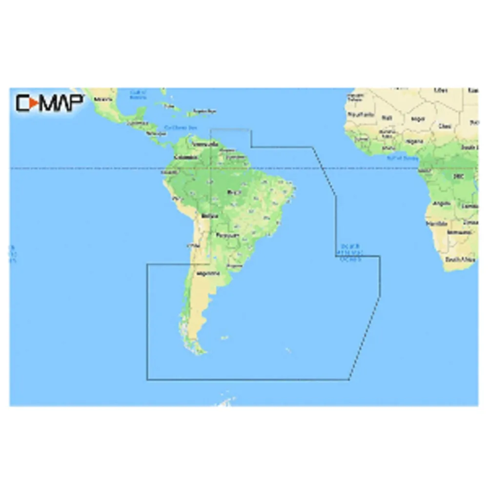 C-map M-SA-Y501-MS Reveal™ Chart - South America East Coast