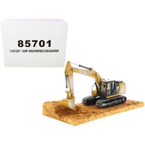 Diecast 85701 Cat Caterpillar 320f Weathered Tracked Excavator With Op