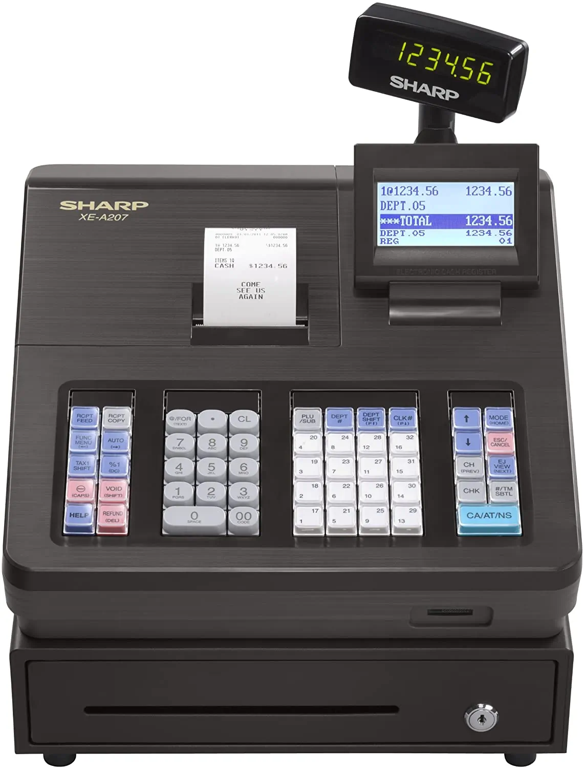 Sharp XEA207 Menu Based Control System Cash Register