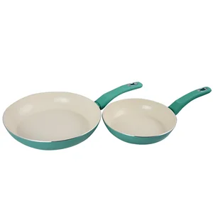 Gibson Gibson Home Plaza Cafe 2 Piece Mint Aluminum Fry Pan