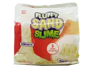 Bulk HZ113 Assorted Colors Fluffy Sand Slime In 1 Lb Resealable Bag Wi