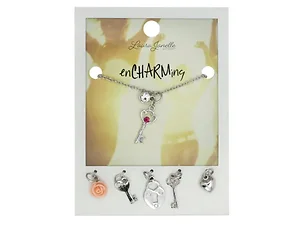 GW877 | Bulk Buys Charming Silver Key Necklace with