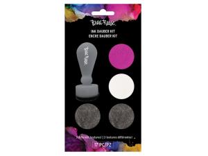 Bulk CH920 Brea Rose 17 Piece Ink Dauber Kit With 3 Textures