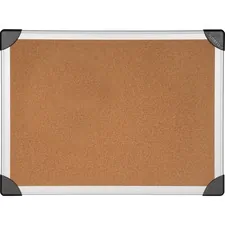 Lorell LLR 19191 Mounting Aluminum Frame Corkboards - 24 Height X 36 W