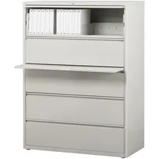 Lorell LLR 60433 Lateral File - 5-drawer - 42 X 18.6 X 67.7 - 5 X Draw