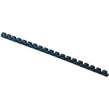 Fellowes 52506 Plastic Combs - Round Back 516 40 Sheets Navy 100 Pk - 