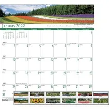 House HOD 301 Earthscapes Gardens Wall Calendar - Julian Dates - Month