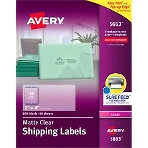 AVE 5663 | Avery Dennison Avery® Easy Peel Return Address