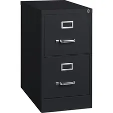 Lorell LLR 60653 Vertical File - 2-drawer - 15 X 25 X 28.4 - 2 X Drawe