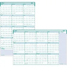 House HOD 392 Express Track Yearly Laminated Planner - Julian Dates - 