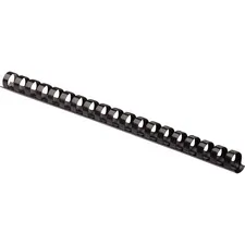 Fellowes 52324 Plastic Combs - Round Back 58 120 Sheets Black 25 Pk - 