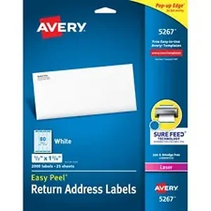 AVE 5267 | Avery Dennison Avery® Easy Peel Mailing Laser