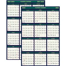 House HOD 390 Reversible Planner - Julian Dates - 1 Year - January 202