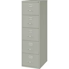 Lorell LLR 48502 Commercial Grade Vertical File Cabinet - 5-drawer - 1