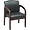 LLR 60470 | Lorell Deluxe Faux Guest Chair - Black Faux