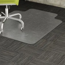 Lorell LLR 69158 Wide Lip Low-pile Chairmat - Carpeted Floor - 53 Leng