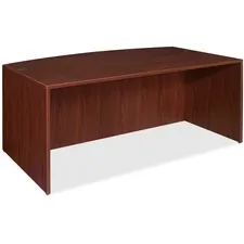 Lorell LLR 69370 Essentials Bowfront Desk Shell - 70.9 X 41.4 X 29.5 X