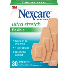 3m MMM 57630PB Nexcare Soft 'n Flex Bandages - Assorted Sizes - 0.94 X