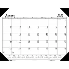 House HOD 124 Economy Refillable Desk Pad - Julian Dates - Monthly - 1