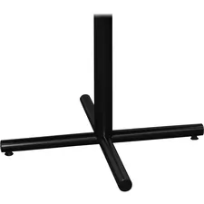 Lorell LLR 61696 Hospitality Training Table Base - Black X-shaped Base