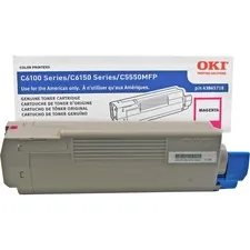 Original Okidata 43865718 Oki Magenta Toner For C6150n, C6150dn, C6150