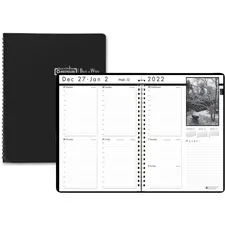 House HOD 217102 Black On White Weekly Planner - Julian Dates - Weekly