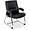 LLR 60504 | Lorell Bridgemill Leather Guest Chair - Black