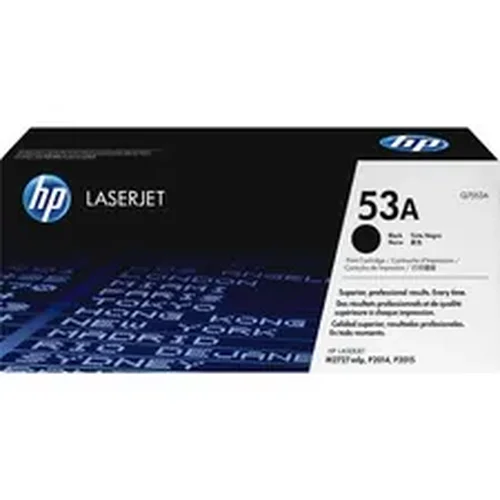 Hp 53A (Q7553A) Toner Cartridge - Single Pack - Laser