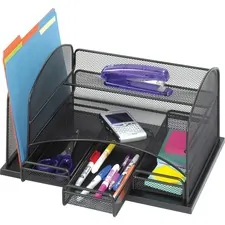 Safco SAF 3252BL Safco Onyx 3-drawer Desktop Organizer - 3 Drawer(s) -