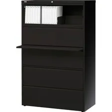 Lorell LLR 60551 Telescoping Suspension Lateral Files - 5-drawer - 36 