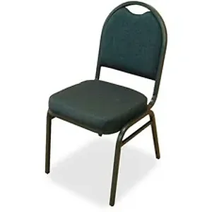 LLR 62514 | Lorell Round-Back Stack Chair - Blueberry,