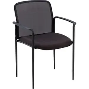 LLR 69506 | Lorell Reception Side Guest Chair - Black Seat