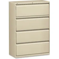 Lorell LLR 60444 Lateral File - 4-drawer - 36 X 18.6 X 52.5 - 4 X Draw