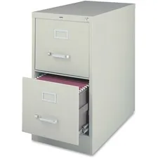 Lorell LLR 60662 Vertical File Cabinet - 2-drawer - 18 X 26.5 X 28.4 -