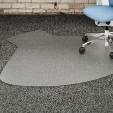 Lorell LLR 69156 L-workstation Medium-pile Chairmat - Carpeted Floor -