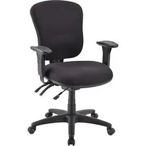 LLR 66128 | Lorell Accord Mid-Back Task Chair - Black
