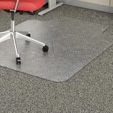 Lorell LLR 02157 Low Pile Wide Lip Economy Chairmat - Carpeted Floor -