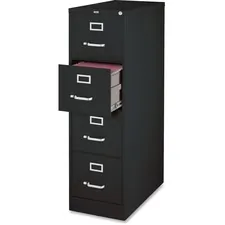 Lorell LLR 60198 Vertical File Cabinet - 4-drawer - 18 X 26.5 X 52 - 4