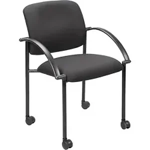 LLR 65965 | Lorell Guest Chair with Arms - Black Seat