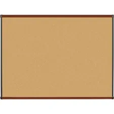 Lorell LLR 60644 Bulletin Board - 48 Height X 36 Width - Natural Cork 