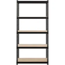 Lorell LLR 59697 2,300 Lb Capacity Riveted Steel Shelving - 72 Height 