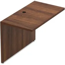 Lorell LLR 34324 Chateau Series Mahogany Laminate Desking - 41.4 X 23.