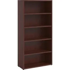 Lorell Lorell Prominence Mahogany Laminate Bookcase - 34 x