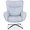LLR 48160 | Lorell Argyle Lounge Chair - Gray Fabric Seat