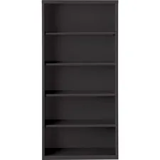 Lorell LLR 41291 Fortress Series Bookcases - 34.5 X 13 X 72 - 5 X Shel